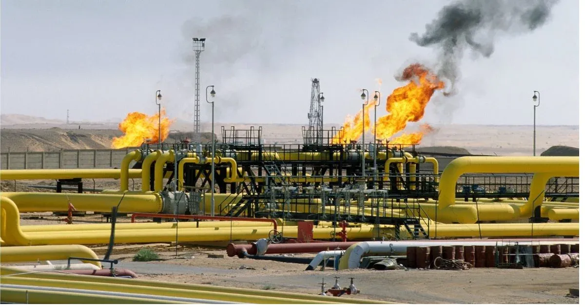 EDF Business flaring analysis chart