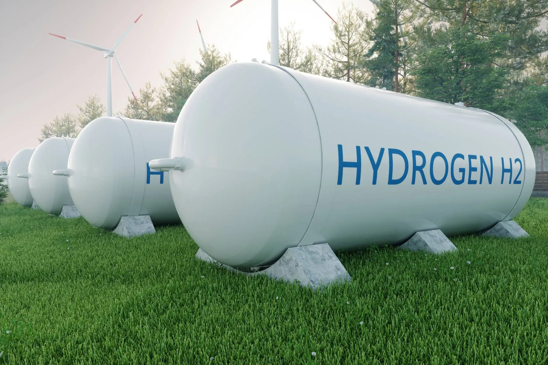 Tanks of Hydrogen